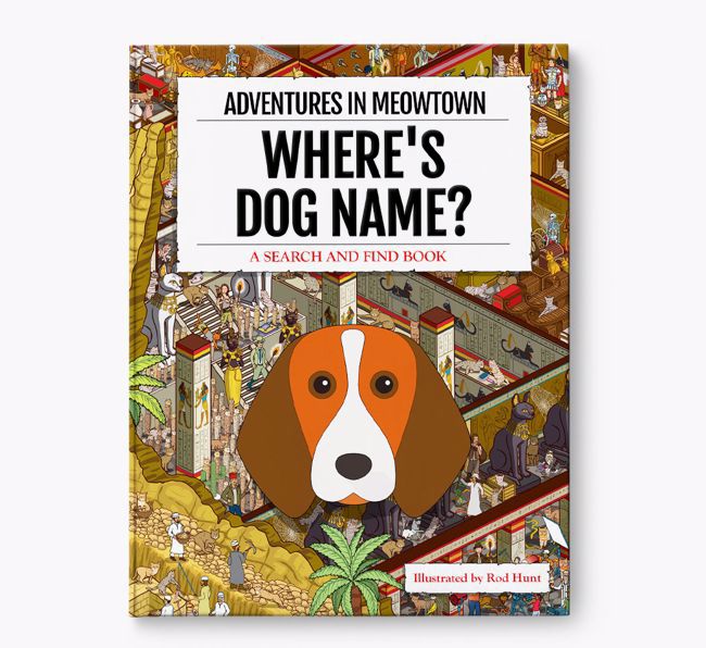 Personalised Beagle Book: Where's Dog Name? Volume 2